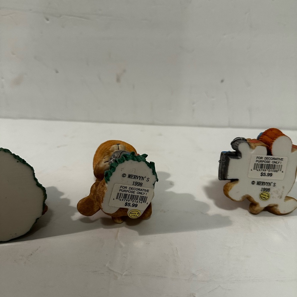 Vintage Mervyns 1998 Bunny Family Figurines Lot of 3 new Easter bunnies - Picture 11 of 11